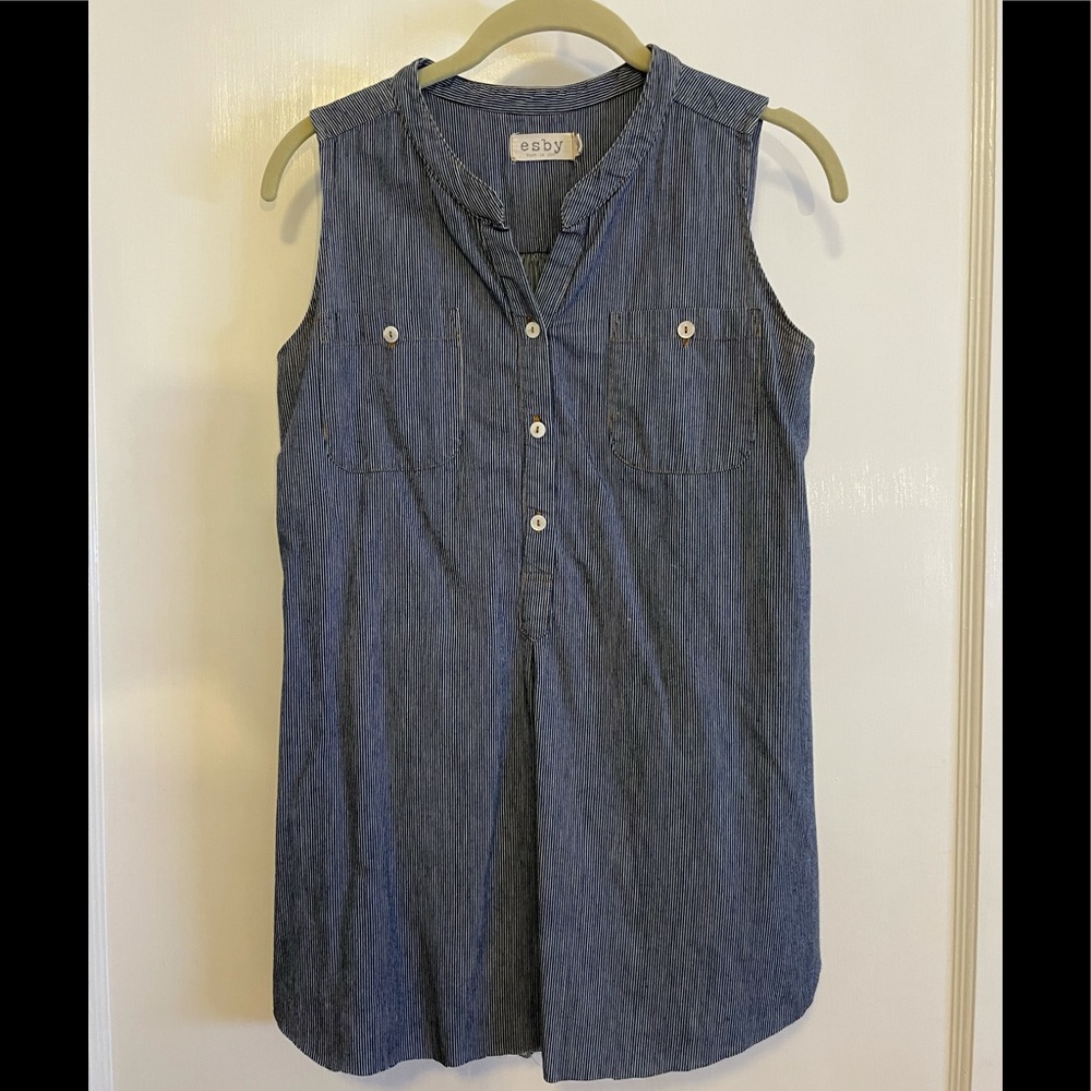 Esby XS Chambray Fort Pond Top